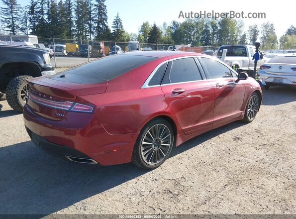 3LN6L2LU9GR631640 2016 LINCOLN MKZ HYBRID Бордовый Задняя правая четверть