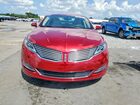 2016 Lincoln Mkz Hybrid Красный vin: 3LN6L2LUXGR615088