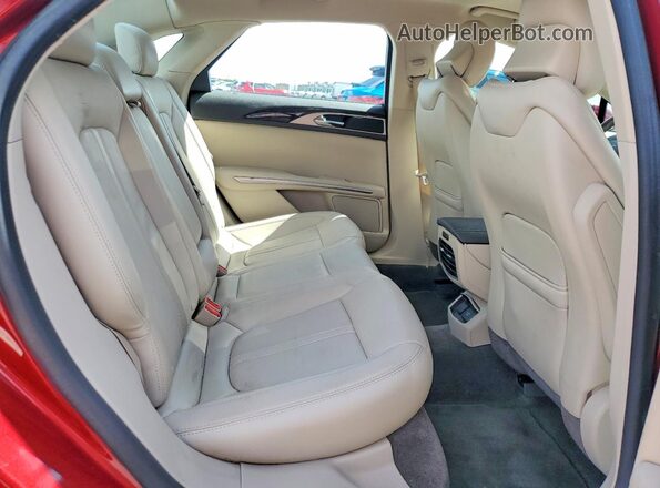 3LN6L2LUXGR615088 2016 LINCOLN MKZ Красный Вид задних сидений