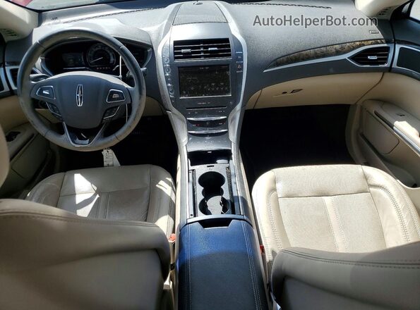 3LN6L2LUXGR615088 2016 LINCOLN MKZ Красный Вид панели приборов