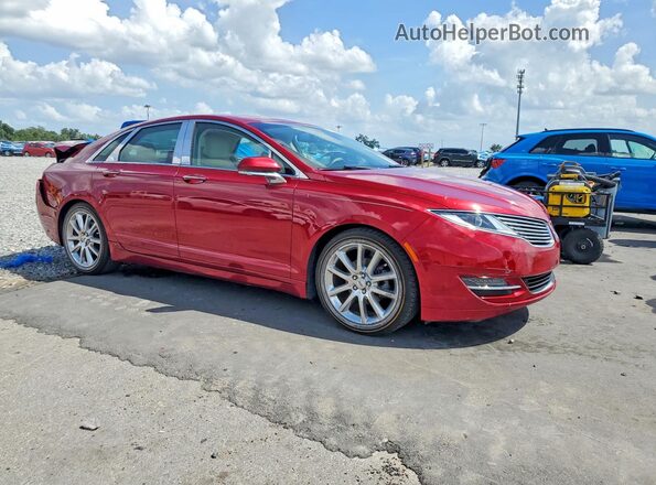 3LN6L2LUXGR615088 2016 LINCOLN MKZ Красный Передняя правая четверть