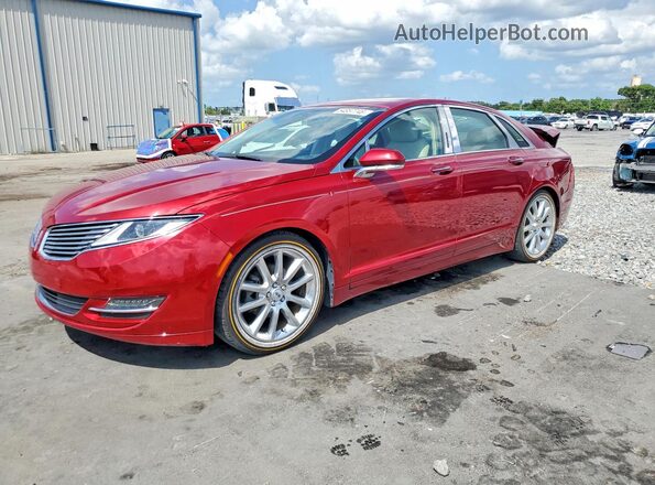 3LN6L2LUXGR615088 2016 LINCOLN MKZ Красный Передняя левая четверть