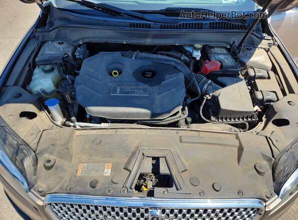 3LN6L5D94KR608917 2019 LINCOLN MKZ Желто-коричневый Вид задней части салона