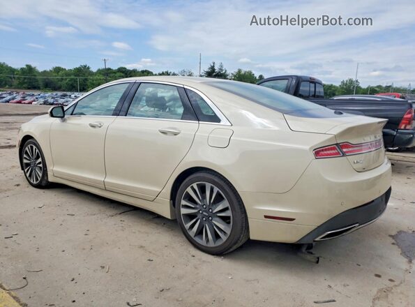 3LN6L5F90JR601751 2018 LINCOLN MKZ Beige Rear left