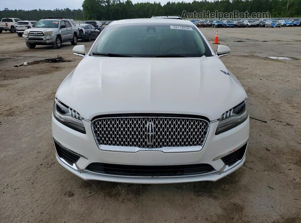 3LN6L5F92KR603972 2019 LINCOLN MKZ Белый Вид спереди