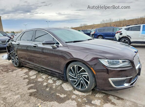 3LN6L5F92LR621972 2020 LINCOLN MKZ Темно-бордовый Передняя правая четверть
