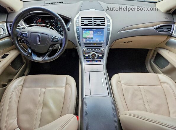 3LN6L5F92LR621972 2020 LINCOLN MKZ Темно-бордовый Вид панели приборов