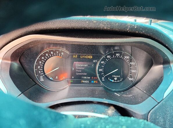 3LN6L5F94LR615185 2020 LINCOLN MKZ Белый Вид щитка приборов