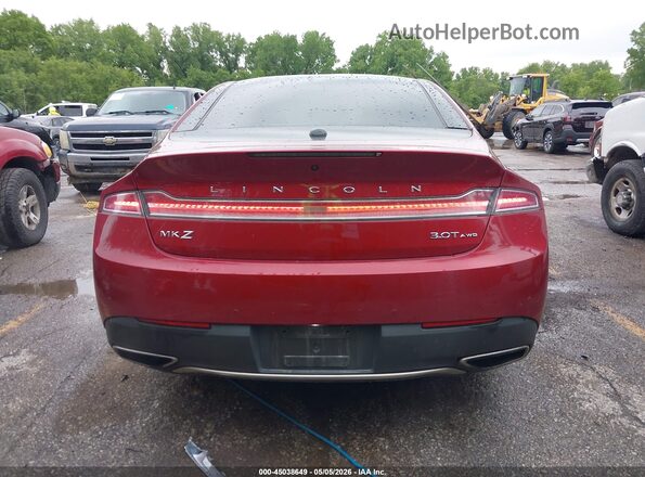 3LN6L5FC2HR605662 2017 LINCOLN MKZ Maroon 