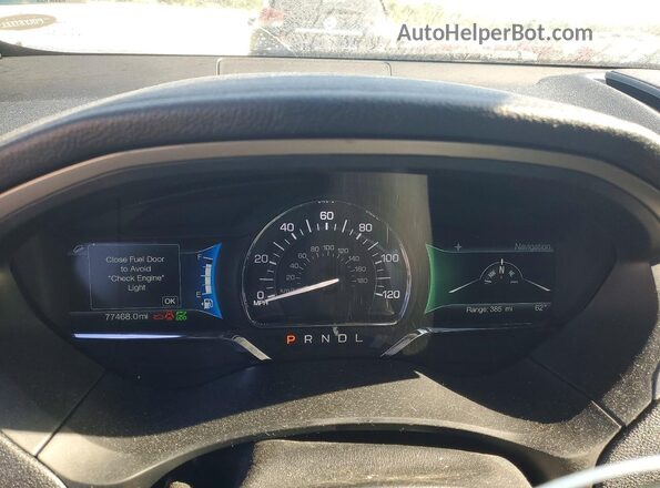 3LN6L5LU7LR604156 2020 LINCOLN MKZ Черный Вид щитка приборов