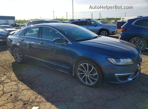 3LN6L5LU9KR630983 2019 LINCOLN MKZ Синий Передняя правая четверть