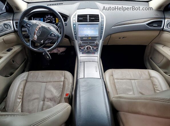 3LN6L5LU9LR619810 2020 LINCOLN MKZ Синий Вид панели приборов