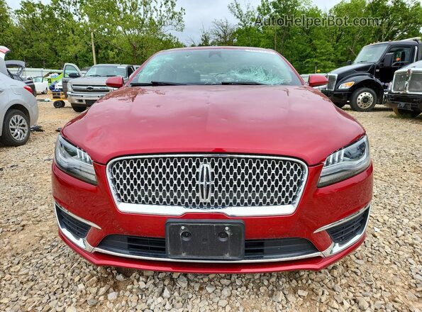 3LN6L5LUXLR619007 2020 LINCOLN MKZ Красный Вид спереди