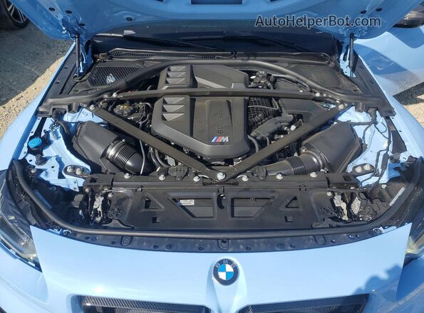 3MF23DM01S8F08582 2025 BMW M2 Blue Rear interior view