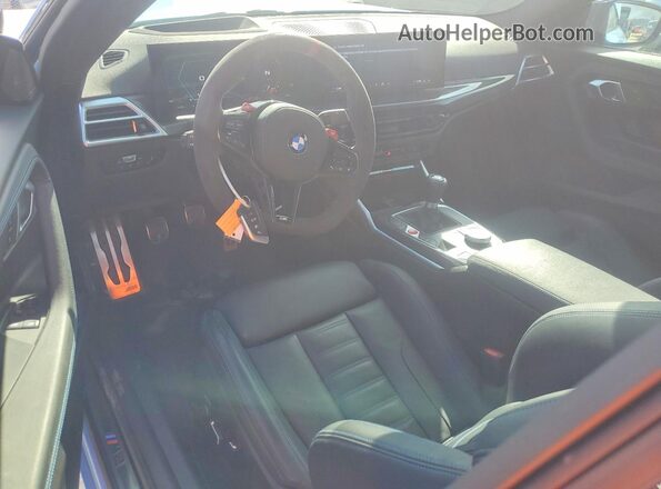3MF23DM01S8F08582 2025 BMW M2 Blue Dashboard view