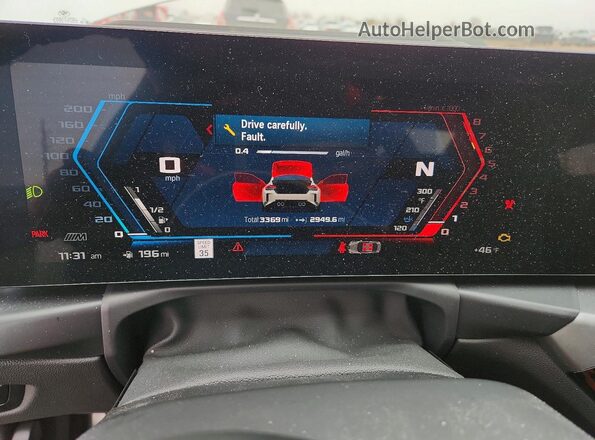 3MF23DM03T8F89229 2026 BMW M2 White Вид щитка приладів