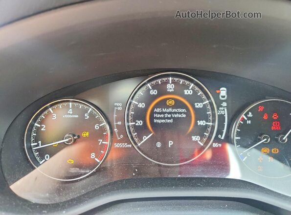 3MVDMACL6MM252614 2021 MAZDA CX-30 Blue Instrument cluster view