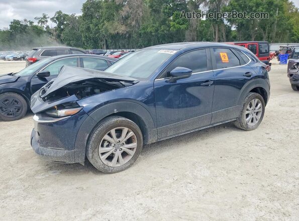 3MVDMACL8MM268104 2021 MAZDA CX-30 Синий Передняя левая четверть