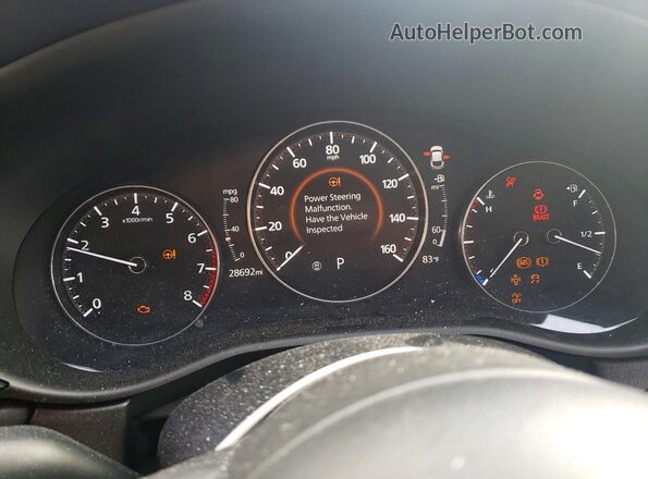 3MVDMADL3LM112906 2020 MAZDA CX-30 Silver Widok zestawu wskaźników