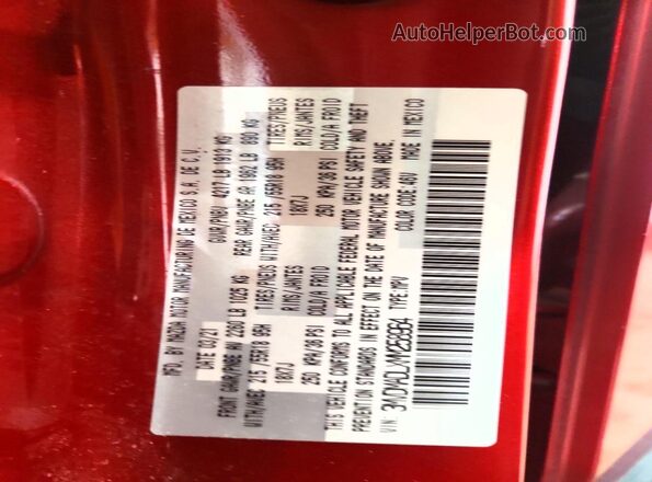 3MVDMADLXMM258964 2021 MAZDA CX-30 Red Սալոնի 360 աստիճան տեսք