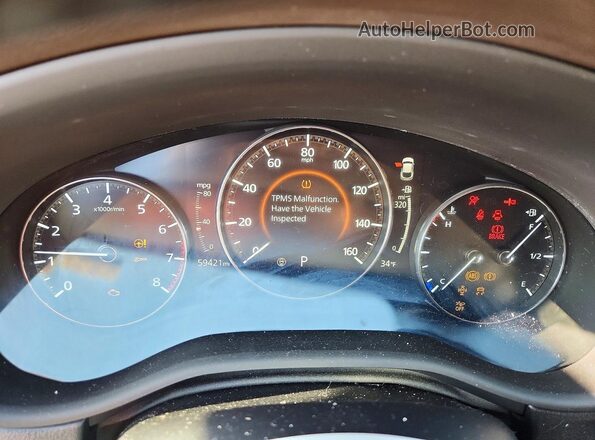 3MVDMADLXMM258964 2021 MAZDA CX-30 Red Սարքավորումների վահանակի տեսք