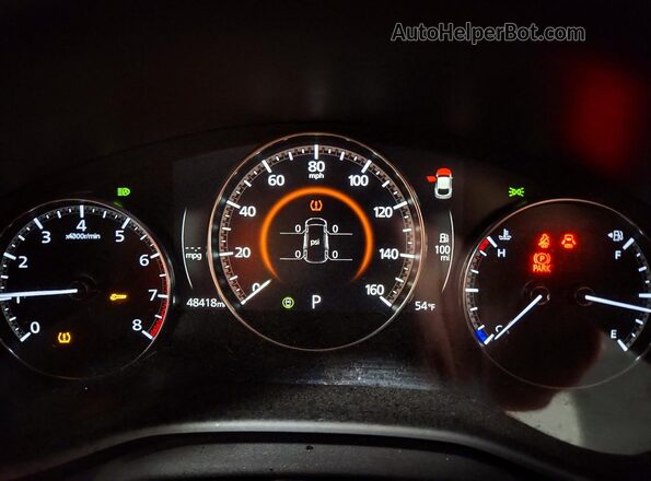 3MVDMBAM1RM664805 2024 MAZDA CX-30 White Вид щитка приладів
