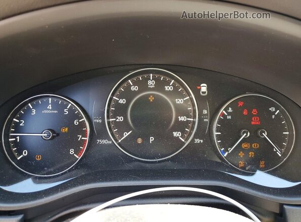 3MVDMBAM3SM833339 2025 MAZDA CX-30 Black Widok zestawu wskaźników