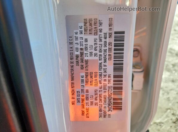 3MVDMBAM4SM827016 2025 MAZDA CX-30 White VIN sticker view