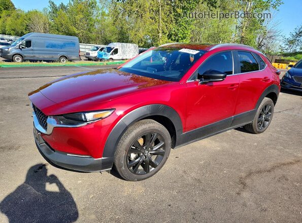 3MVDMBAY7MM254652 2021 MAZDA CX-30 Красный Передняя левая четверть