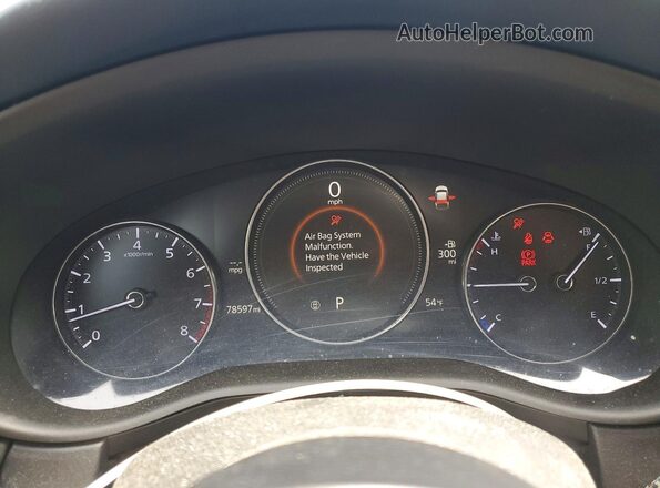 3MVDMBBL4LM106282 2020 MAZDA CX-30 Blue Вид щитка приладів