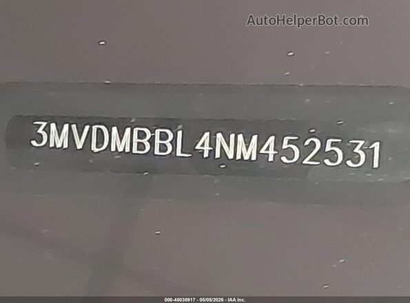 3MVDMBBL4NM452531 2022 MAZDA CX-30 Синий Вид подкапотного пространства