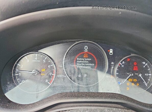 3MVDMBBM5PM510738 2023 MAZDA CX-30 White Вид щитка приладів