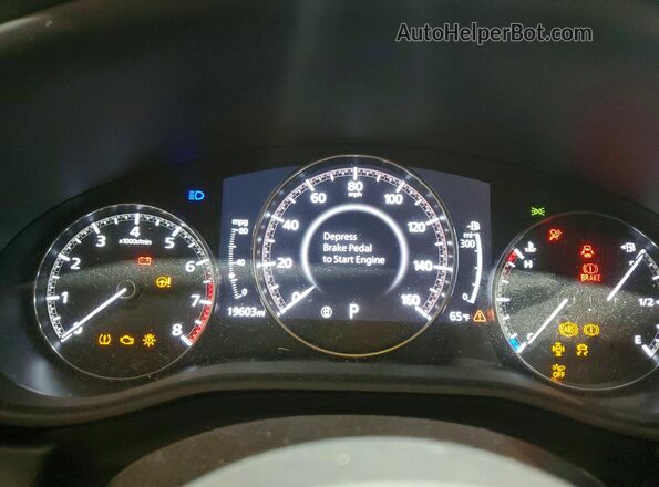 3MVDMBBM8PM510555 2023 MAZDA CX-30 Red Widok zestawu wskaźników