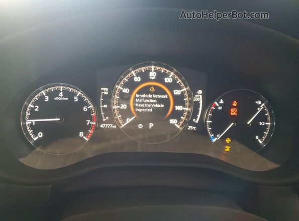 3MVDMBCL6LM132090 2020 MAZDA CX-30 Gray Instrument cluster view