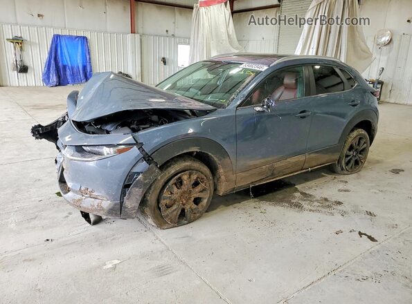 3MVDMBCL8NM407705 2022 MAZDA CX-30 Blue Przód lewy