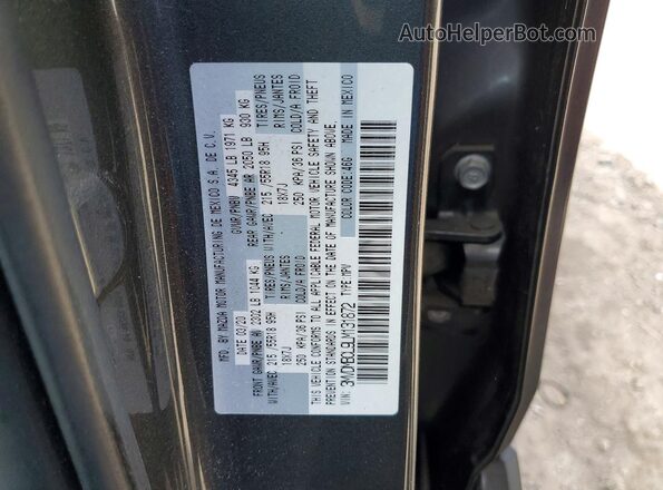3MVDMBCL9LM131872 2020 MAZDA CX-30 Black Вид наклейки з VIN-кодом