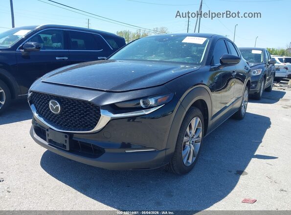 3MVDMBCLXLM130147 2020 MAZDA CX-30 Black წინა მარცხენა ხედი სამი მეოთხედიდან