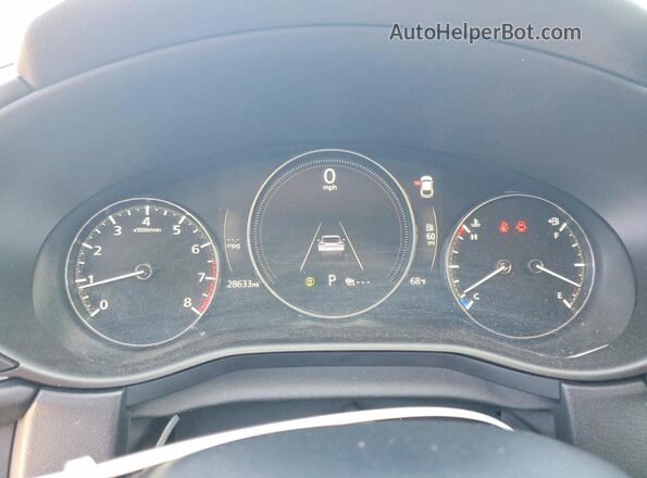 3MVDMBCM6SM772792 2025 MAZDA CX-30 Красный Вид щитка приборов