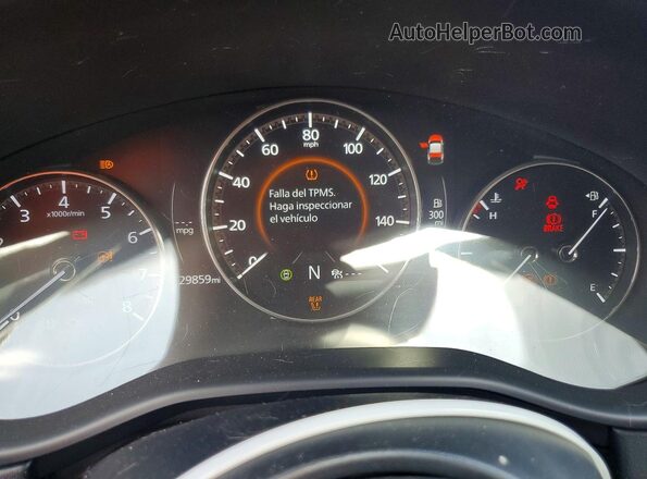 3MVDMBCM8RM653622 2024 MAZDA CX-30 Blue Instrument cluster view