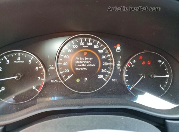 3MVDMBCM8SM810541 2025 MAZDA CX-30 Красный Вид щитка приборов