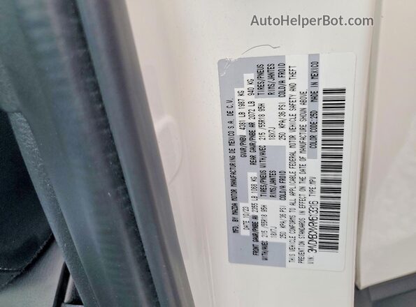 3MVDMBCMXRM613316 2024 MAZDA CX-30 Белый Панорамный вид салона 360°