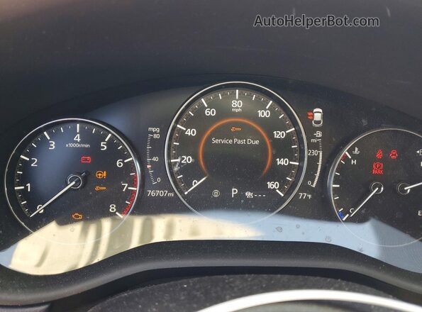 3MVDMBDL2NM407438 2022 MAZDA CX-30 Blue ხელსაწყოთა პანელის ხედი