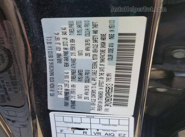 3MVDMBDM2RM659513 2024 MAZDA CX-30 Black VIN კოდის სტიკერის ხედი