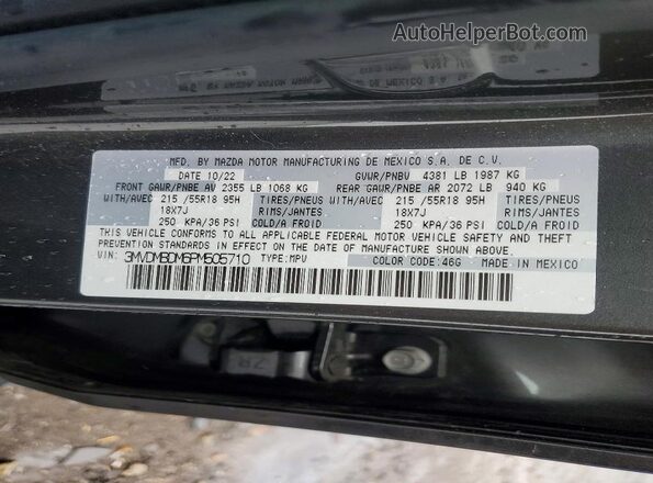 3MVDMBDM6PM505710 2023 MAZDA CX-30 Gray VIN sticker view