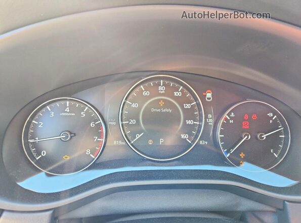 3MVDMBEY6TM127044 2026 MAZDA CX-30 Black Instrument cluster view
