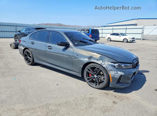 3MW49FF09P8D38379 2023 BMW M3 Gray Delantero derecho