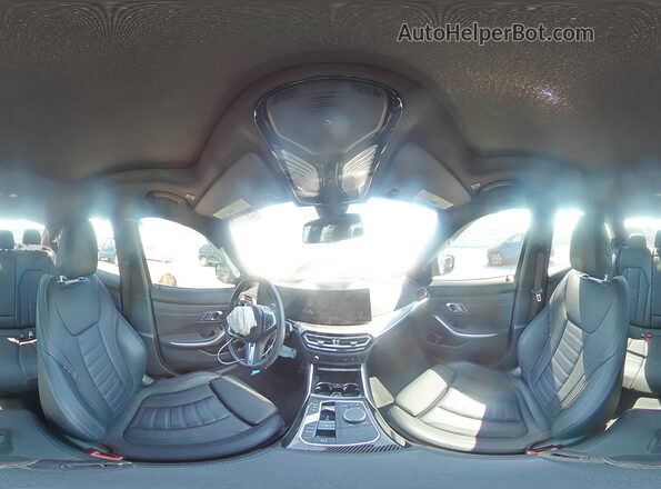 3MW49FF09P8D38379 2023 BMW M3 Gray Vista de la etiqueta del VIN