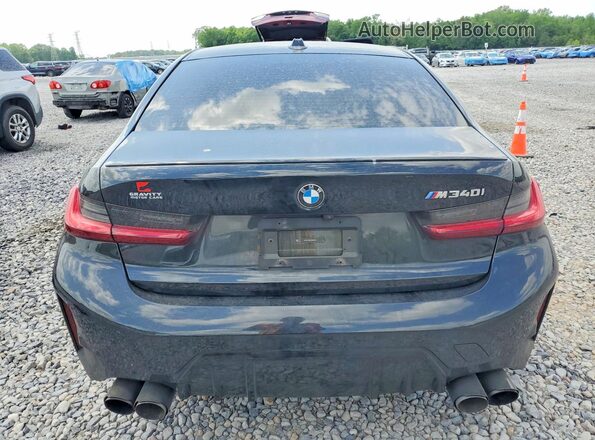 3MW49FS03P8D69343 2023 BMW M3 Black უკანა ხედი