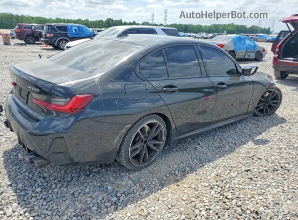 3MW49FS03P8D69343 2023 BMW M3 Black უკანა მარჯვენა