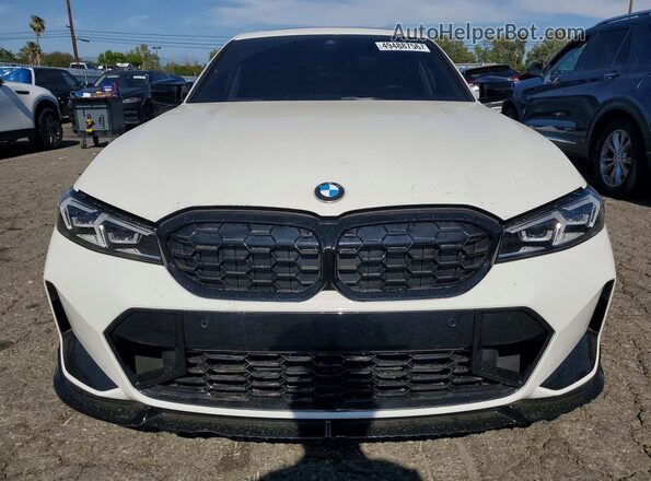 3MW49FS07P8C98017 2023 BMW M3 White Դիմացի տեսք